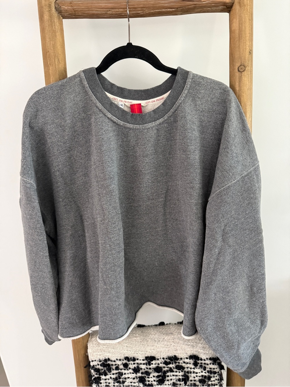 Left On Friday Gray Field Day Sweatshirt